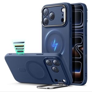 iPhone 17 Pro Max MagSafe Navy Blue Protective Case